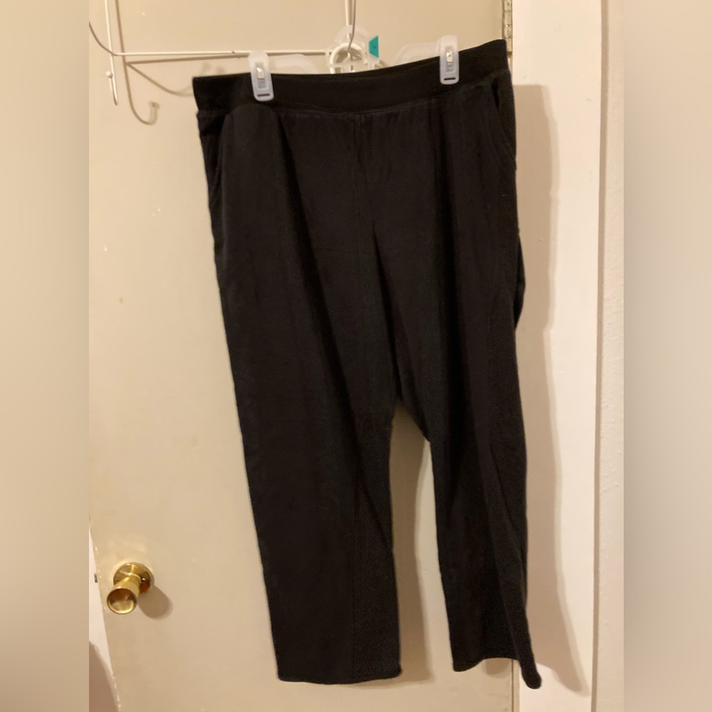 time and tru black women open pant sweats